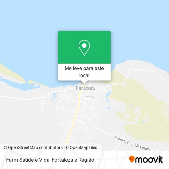 Farm Saúde e Vida mapa