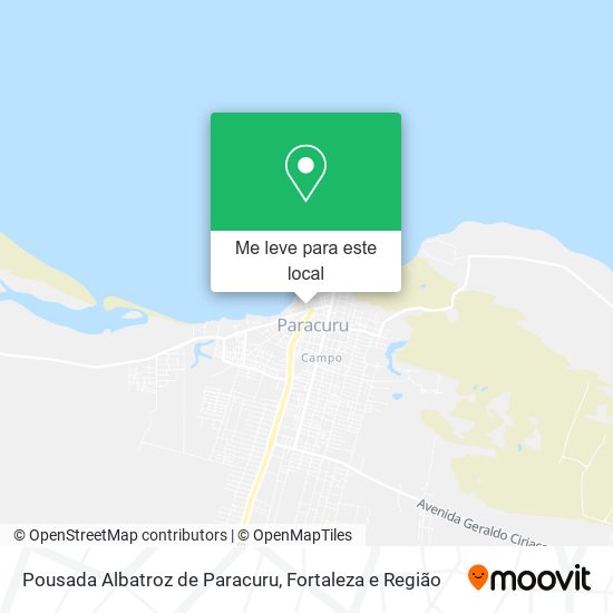 Pousada Albatroz de Paracuru mapa