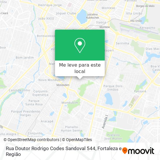 Rua Doutor Rodrigo Codes Sandoval 544 mapa