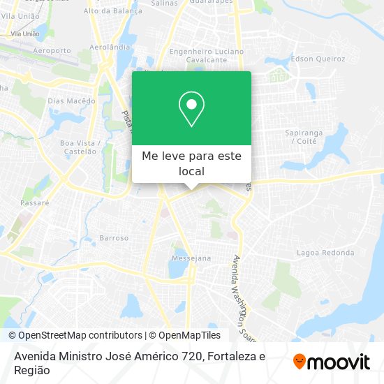 Avenida Ministro José Américo 720 mapa