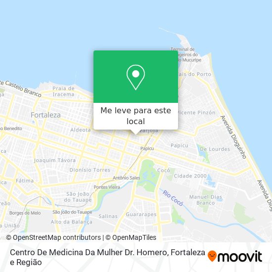 Centro De Medicina Da Mulher Dr. Homero mapa
