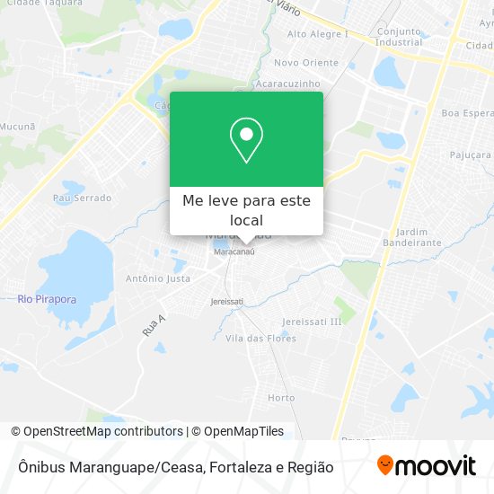 Ônibus Maranguape/Ceasa mapa
