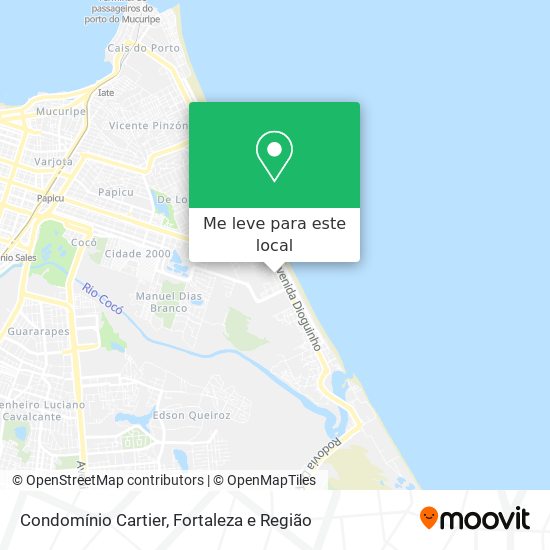 Condomínio Cartier mapa