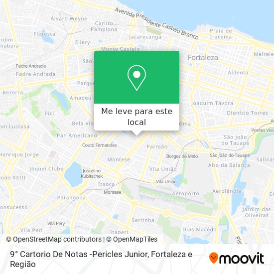 9° Cartorio De Notas -Pericles Junior mapa