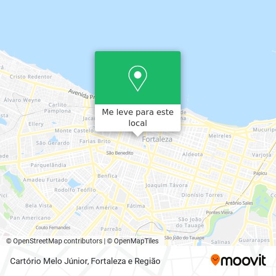 Cartório Melo Júnior mapa