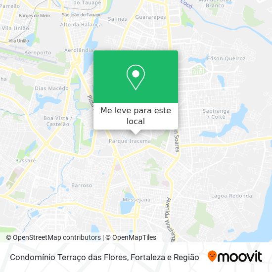 Condomínio Terraço das Flores mapa