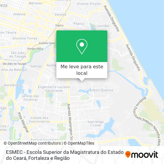 ESMEC - Escola Superior da Magistratura do Estado do Ceará mapa