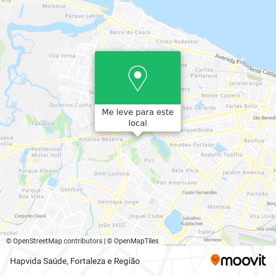 Hapvida Saúde mapa