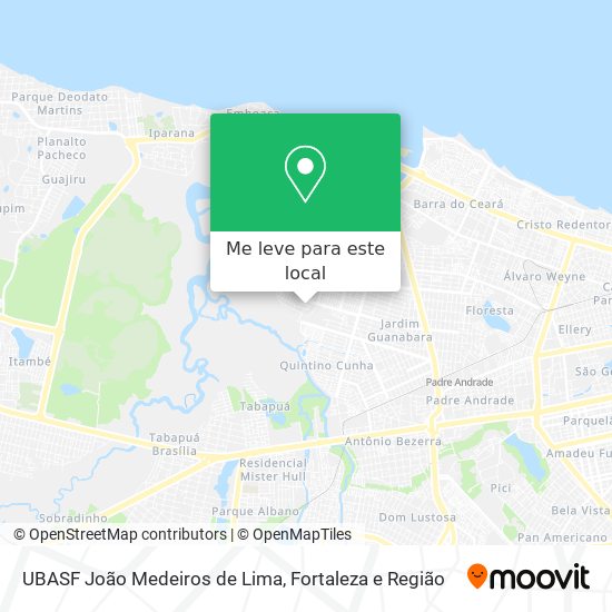 UBASF João Medeiros de Lima mapa