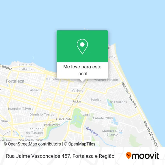 Rua Jaime Vasconcelos 457 mapa
