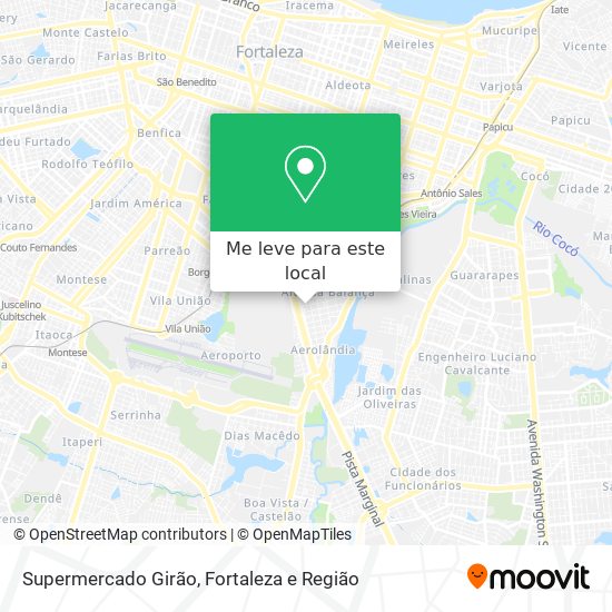 Supermercado Girão mapa