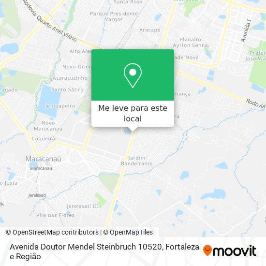 Avenida Doutor Mendel Steinbruch 10520 mapa