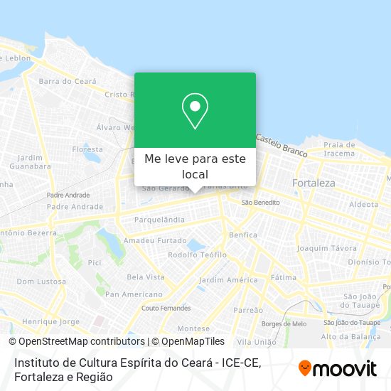 Instituto de Cultura Espírita do Ceará - ICE-CE mapa