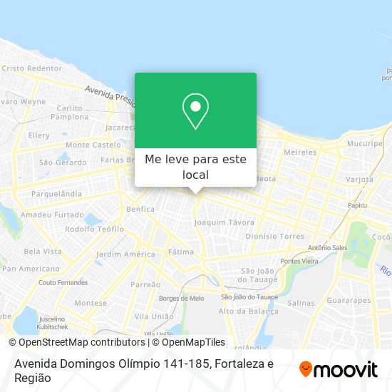 Avenida Domingos Olímpio 141-185 mapa