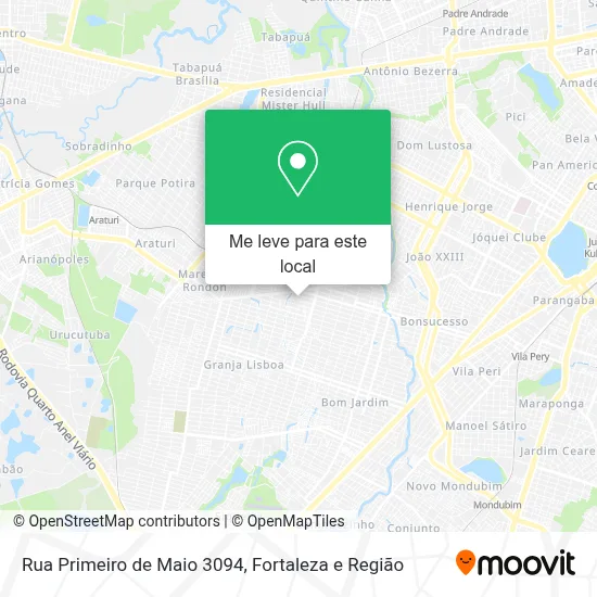 Rua Primeiro de Maio 3094 mapa