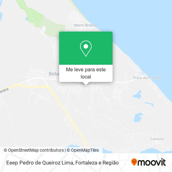 Eeep Pedro de Queiroz Lima mapa