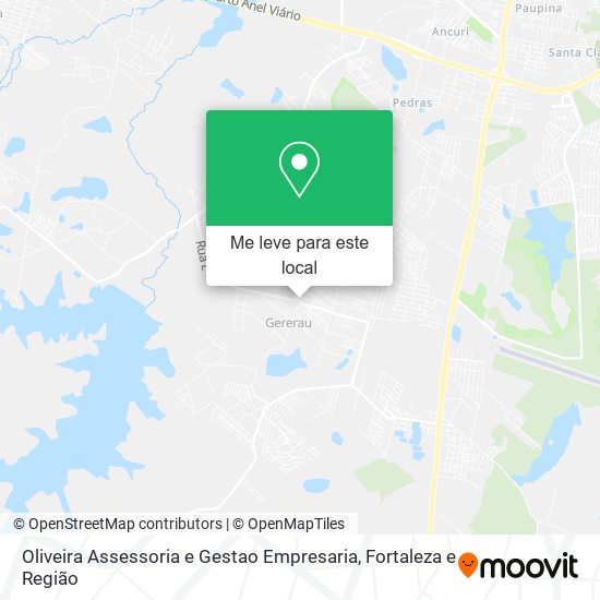 Oliveira Assessoria e Gestao Empresaria mapa