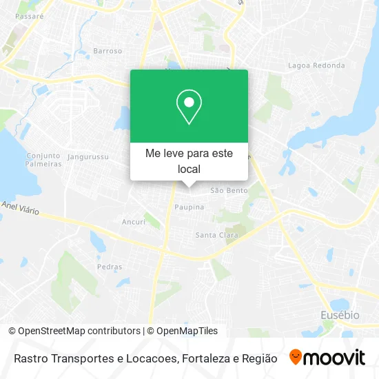 Rastro Transportes e Locacoes mapa