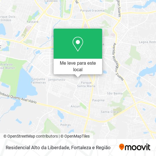 Residencial Alto da Liberdade mapa