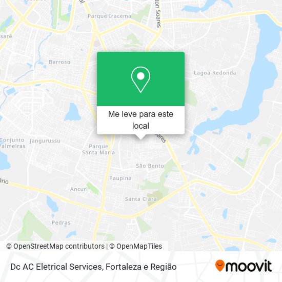 Dc AC Eletrical Services mapa