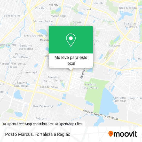 Posto Marcus mapa