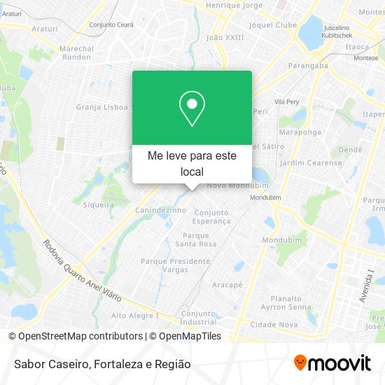 Sabor Caseiro mapa