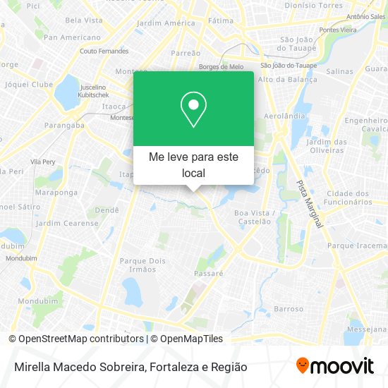 Mirella Macedo Sobreira mapa