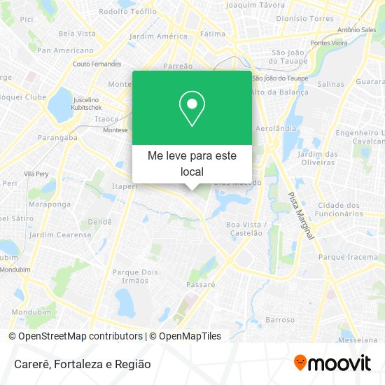 Carerê mapa