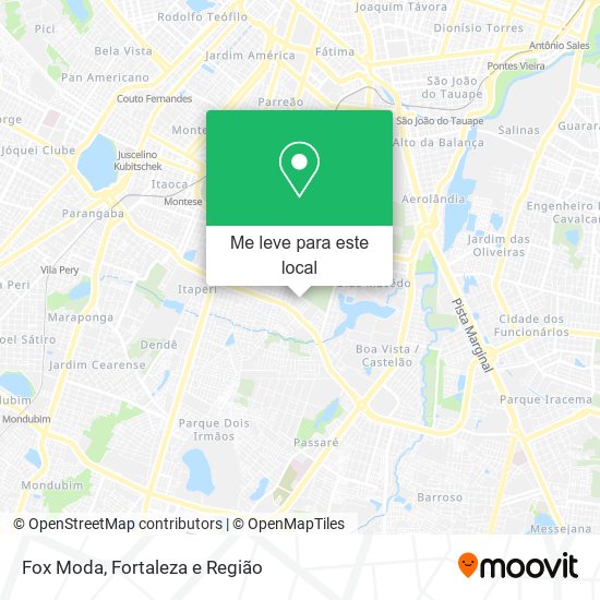 Fox Moda mapa