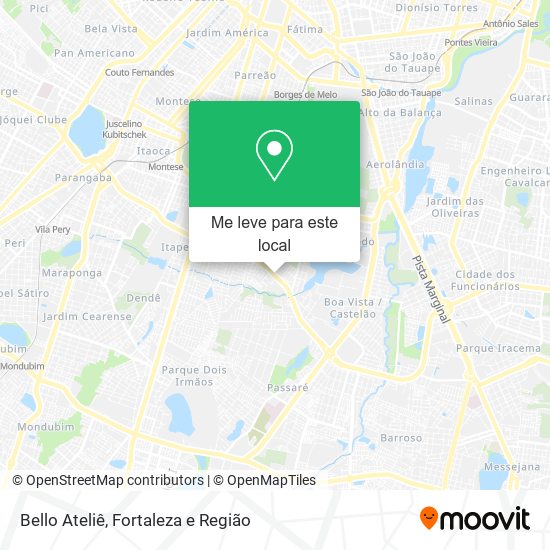 Bello Ateliê mapa