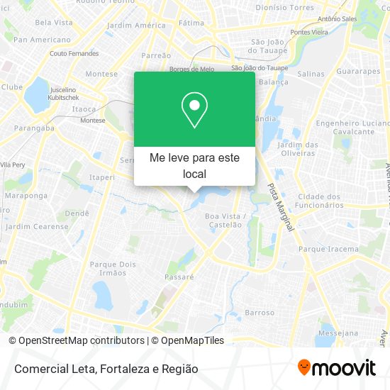 Comercial Leta mapa