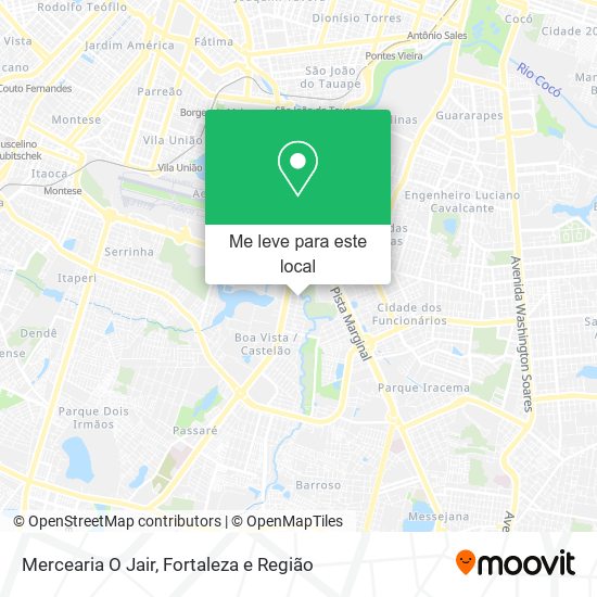 Mercearia O Jair mapa