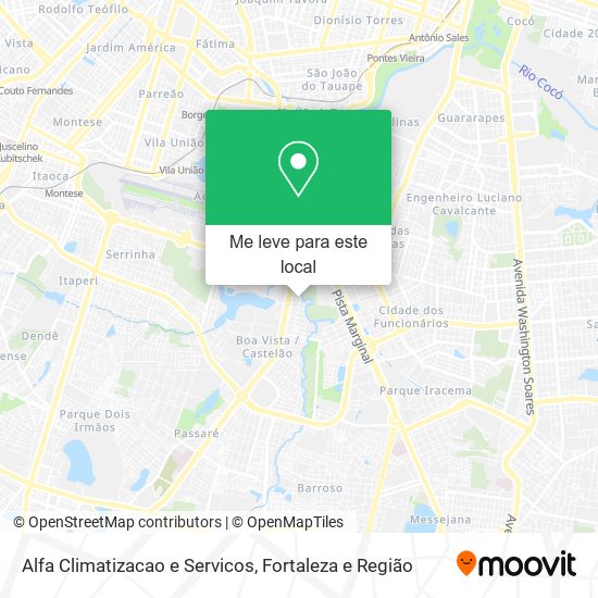 Alfa Climatizacao e Servicos mapa