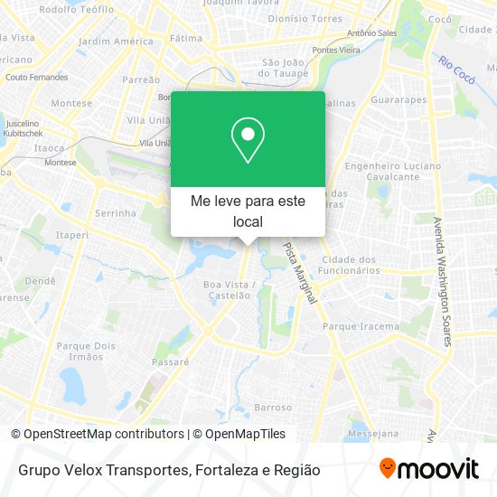 Grupo Velox Transportes mapa