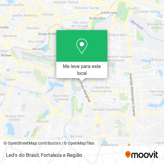 Led's do Brasil mapa