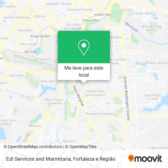 Edi Servicos and Marmitaria mapa