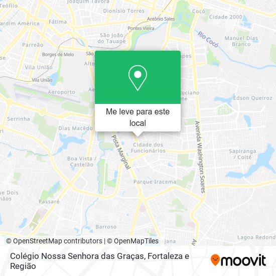 Colégio Nossa Senhora das Graças mapa