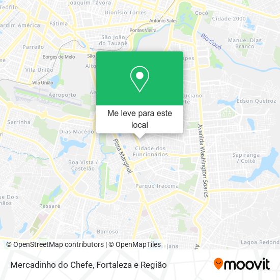 Mercadinho do Chefe mapa