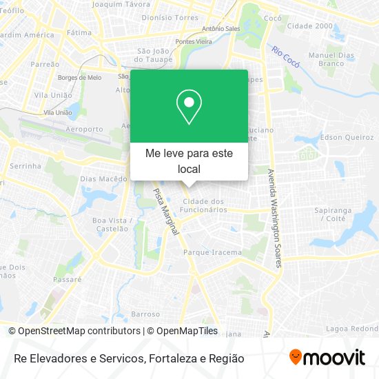 Re Elevadores e Servicos mapa