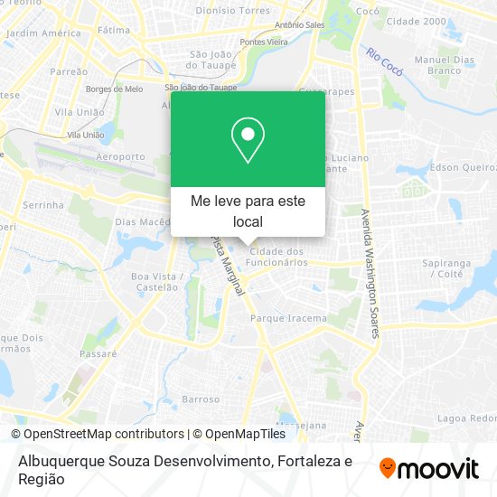 Albuquerque Souza Desenvolvimento mapa