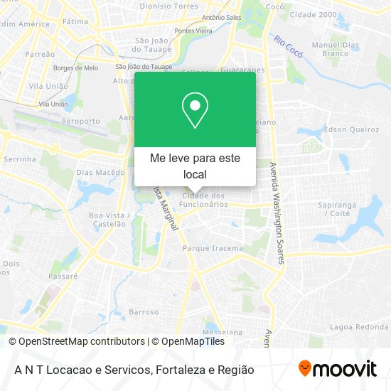 A N T Locacao e Servicos mapa