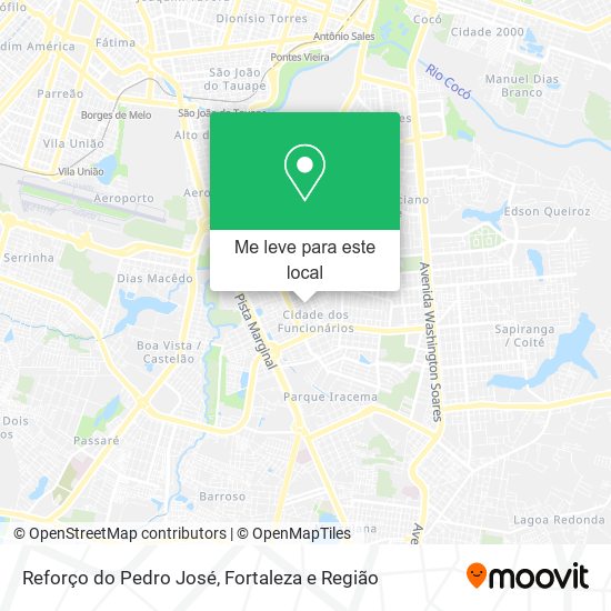 Reforço do Pedro José mapa