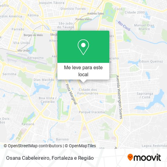 Osana Cabeleireiro mapa