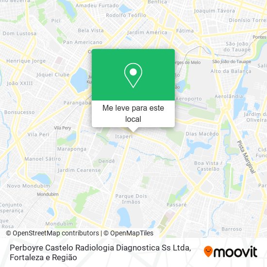 Perboyre Castelo Radiologia Diagnostica Ss Ltda mapa