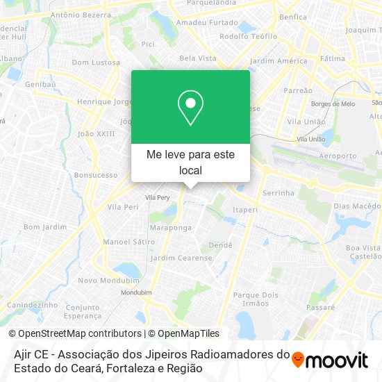 Ajir CE - Associação dos Jipeiros Radioamadores do Estado do Ceará mapa