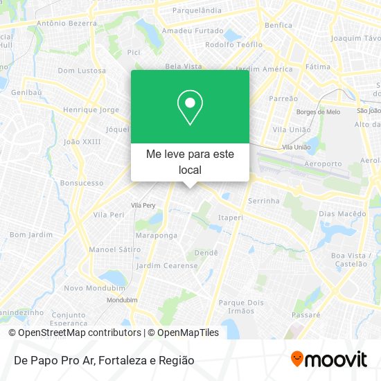 De Papo Pro Ar mapa