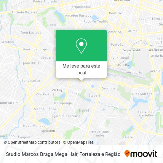 Studio Marcos Braga Mega Hair mapa