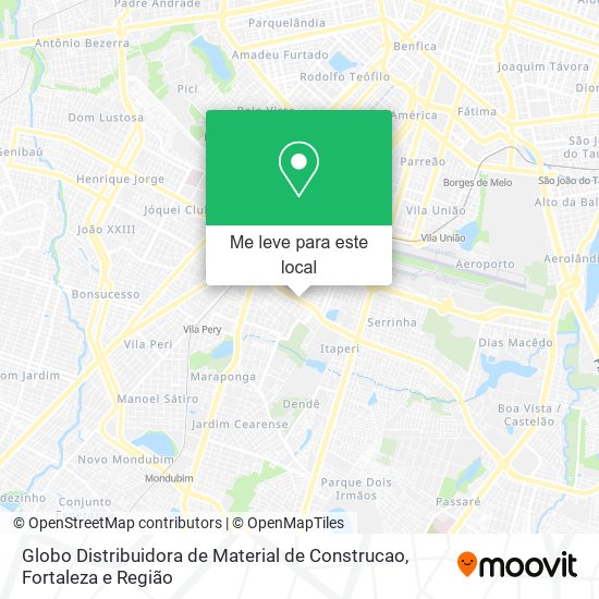 Globo Distribuidora de Material de Construcao mapa