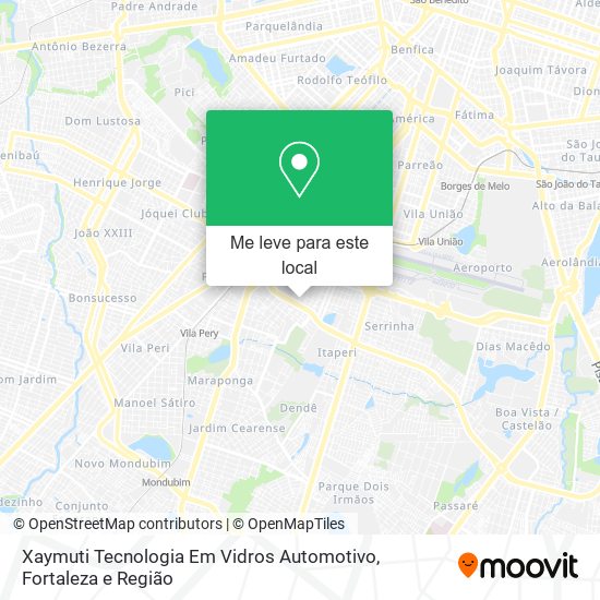 Xaymuti Tecnologia Em Vidros Automotivo mapa