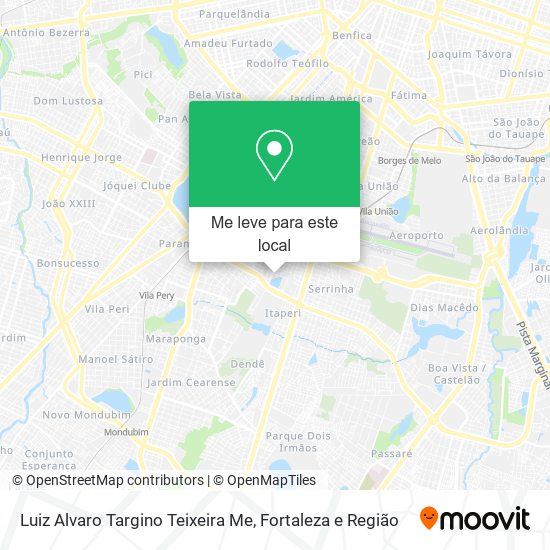 Luiz Alvaro Targino Teixeira Me mapa